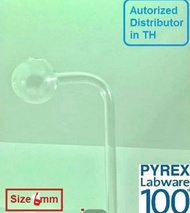 หลอดแก้ววิทยาศาสตร์/ หลอดแก้ว DIY / หลอดนำก๊าซทดลอง / หลอดทดลอง / แก้ว ขนาด 6 มิล