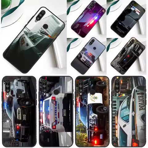 police car For Huawei Nova 12s 12i 11i 8i 9 10 SE Y91 Y90 Y60 Y70 Y72 Y61 P20 P40 Lite P30 P60 Pro C