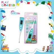 Grace kids เทอร์โมมิเตอร์ วัดไข้เด็ก แบบดิจิตอล Digital thermometer BPA free เครื่องวัดอุณหภูมิ ￼มีเสียงเตือน ใช้ได้หลากหลายวิธี พกพาง่าย