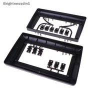 [Brightnessdin] 9 Inch To 10 Inch 7 Inch To 10.1 Inch Switch Frame 2 Din Car Radio Frame Suitable Fo