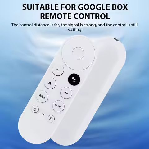 Bluetooth Remote Control for Chromecast Google Box 4K Smart TV Universal G9N9N Voice IR Remote Durab