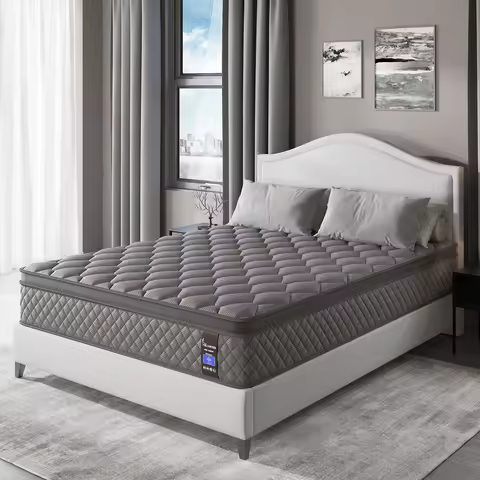 10"12"14"Twin Full Queen King Size Mattress in a Box Hybrid Spring Memory Foam,Euro Top Mattresses M