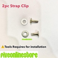 Helmet Strap Tali Revert Pin Button Clip Universal for OpenFace &amp; FullFace Helmet Open Full Face