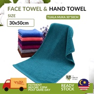 Utopia Face Towel 30x50 cm 100% Cotton Hand Towel Spa Towel High Water Absorbent Serap Air