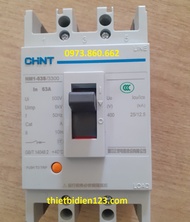 Aptomat khối MCCB 3P CHINT 3P/4P 63A 100A