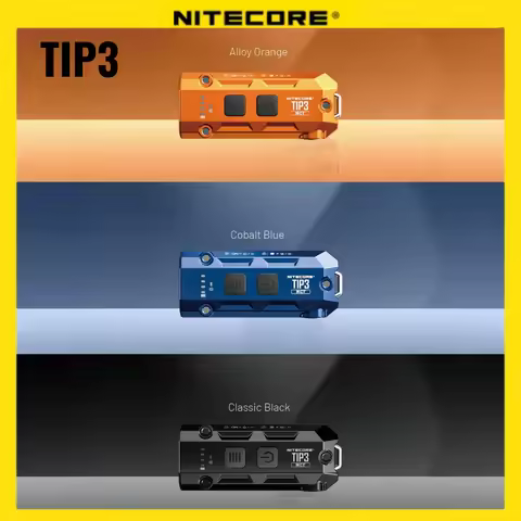 Nitecore TIP3 2026 Keychain Flashlight Poket Lamp Key Light USB-C Recharge Portable EDC Light Campin