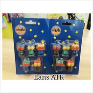 Wiggle Robot 3D Eraser Set Wiggle Robot ShapePenghapus