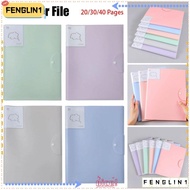 FENGLIN 1Pcs A3 Paper File Folder, Office Supplies Picture Album A3 Document Bag, Plastic Student St