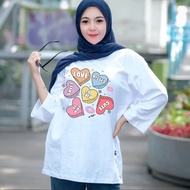 Women's Oversized T-shirt DTF Screen Printing Hijab Fashion 7/8 Sleeves LD 130 Tshirt Jumbo Oversize