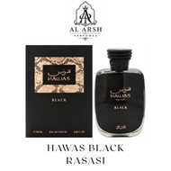 100% ORIGINAL -  HAWAS BLACK - RASASI EDP 100 ML