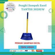 TANTOS EXCEL 3020G2W Trash Dustpan Excel G2W Plastic Trash Scoop with Bright Color Handle