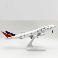 30CM Resin Airplane B747 Assembled Passenger Airplane Model Airplane Decoration