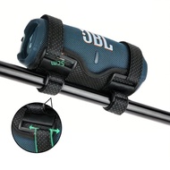 1pc Universal Portable Bicycle Speaker Holder with Adjustable Straps, Silicone Anti-Slip Bicycle Pol