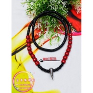 Thai Amulet Straws Coconut Shell Amulet Chain, Red Blood Accessories