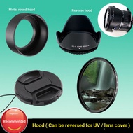 Suitable for Sony E18-135mm SEL18135 OSS Lens Hood+Lens Cap+UV Lens 55mm