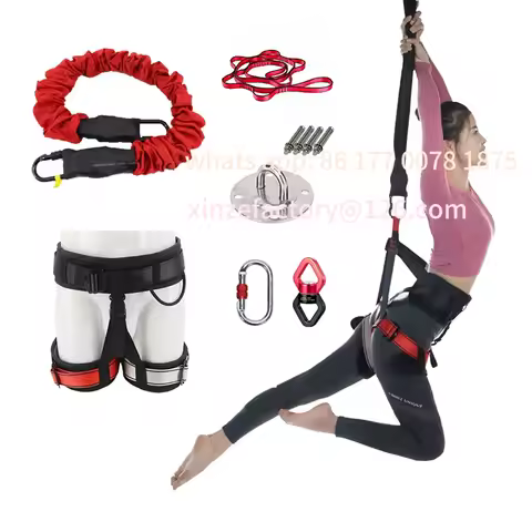 Customizable Full set of aerial bungee jumping equipment 50kg-100kg yoga bungee jumping rope