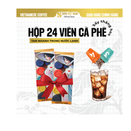 Cà Phê Sấy THĂNG HOA Shin Cao Cấp Từ Hạt Robusta và Arabica - Hộp 24 viên Mix