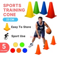 Marker Sports Kon 23cm Sports Training Cone Plastic Skittle Soccer Basketball Rugby Cone