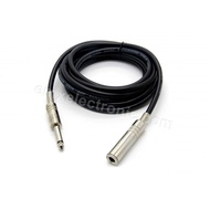 PANAMAX EC-2334 6.3MM MONO FEMALE TO 6.3MM MONO PLUG CABLE (1.5M/3M/5M)