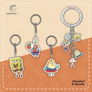 GANTUNGAN [PRIUM MEME] ACRYLICKeychain KEYCHAIN/ SPONGEBOB MEME KEYCHAIN/