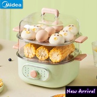 2 in 1 Electric Steamer Food Steamer Electric Multifunction cooker Steam Cooker Pot Midea