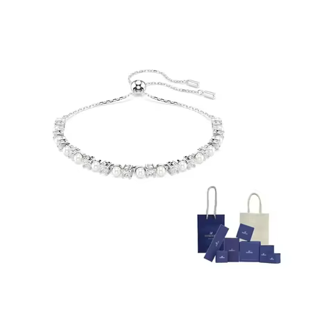 Swarovski Synthetic Cubic Zirconia Bracelets Women's White 5689633