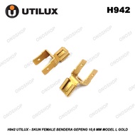 H942 Utilux - Flat Flag FemaleSkun 100.6 mm Model L Gold