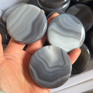 Natural Madagascar Tangled Silk Agate Round Brand Jade Pendant Natural Agate Grass Flower Bracelet C