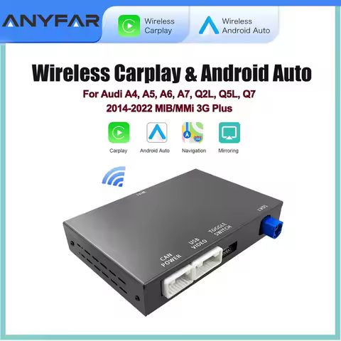 OEM Screen Upgrade Decoder Box for Audi A4, A5, A6, A7, Q2L, Q5L, Q7 2014-2022, 7"/8.8" Screen, MIB/