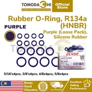 TOMODACHI Car Aircond Rubber Oring R134a Purple Loose Pack O-Ring Silicone HNBR O Ring Aircond Keret