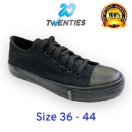 Twenties Black School Shoes Kasut Sekolah Hitam - S207