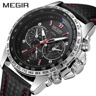 MEGIR Mens Watches Top Brand Luxury Quartz Watch Men Fashion Luminous Army Waterproof Men Wrist Watch  Relogio Masculino