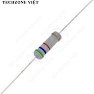 [80 Pieces]- Resistor 2.4 Ohm 1/2W 5% 4 Color Rings TechZone Vietnamese