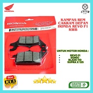 Revo kwb Front Disc Brake Pads / Honda Blade Motorcycle Dispad Ori Primium - 06455-kwb-601