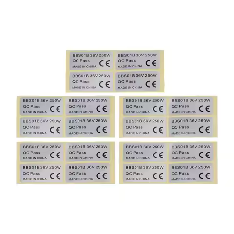 20Pc Ebike Electric Bicycle Sticker ForBAFANG 36V 250W/48V 750W01BBSHD SH BafangCentral Motor Sticke