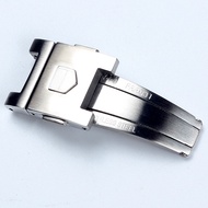 Watch Strap Clasp For TAG Leather Watch Bands Clasp Buckles HEUER Silvery Metal Deployment Clasp Bil