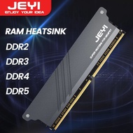 JEYI Aluminum Memory RAM Heatsink With Thermal Pads RAM Cooler DDR Radiation Dissipate for PC Desktop DIY DDR2 DDR3 DDR4 DDR5