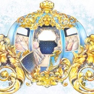 灰姑娘馬車貼紙 (8color)