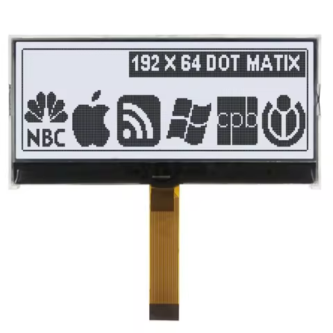 1PCS Display COG 192x64 ST7525 SPI 4" Graphic LCD Display SPI/Parallel Port Model Number 20P Port ER