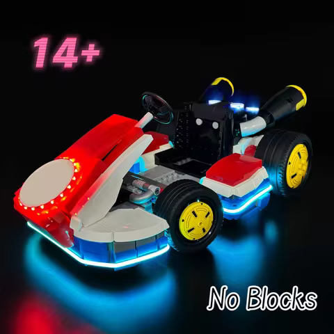 Big Sale LED Light Kit Compatible with Lego 72037 Mario Kart Mario & Standard Kart Building Blocks (