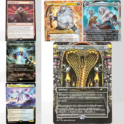 HOLO39-1-A TCG Magical Proxy Abhorrent Oculus Absolute Virtue Academy Ruins Aetherflux Reservoir Ger