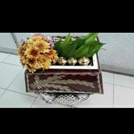 Combo set tepak sireh tembaga dan kotak tekat