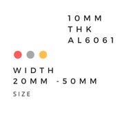 10MM Width 20-50mm Aluminium Flat Bar Aluminium Plate Sheet