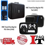 IINE Travel Eva Bag | Storage Bag | Carry Case for PS5 [L461 PS5 Fat / L956 PS5 Slim]