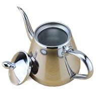 stainless steel Teapot and Coffee Drip pot teapot with strainer small Kettle H2CE VPFY OFMC ES3J ULT