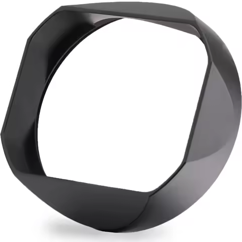 Haoge Metal Square Lens Hood for Leica Q3 Q3-43 Camera Accessories Black CNC Precision Machining
