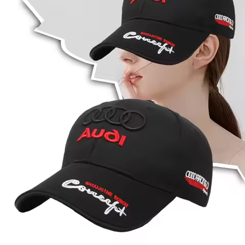 Leisure Car Logo Cotton Adjustable Baseball Hat For Audi S line Power A6 C5 C6 C7 C8 A4 B5 B6 B7 B8 
