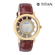 Titan Women's Purple Swarovski Crystal Watch 9929YL01
