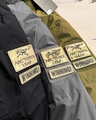 ARC'TERYX  Leaf Cold  Gen 2 軍裊 魔術貼 軍裝 系列 防風加厚保暖連帽夾克棉服棉衣外套