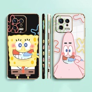 Funny SpongeBob Patrick Star Cartoon Side Printed E-TPU Phone Case For XIAOMI POCO F4 F3 M5 M4 X5 X4 X3 C40 F5 F1 REDMI K50 K40 NOTE 12 11 10 S GT PRO PLUS NFC Gaming Turbo 5G